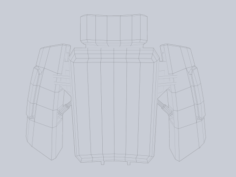 Scifi Jetpack 3D 模型