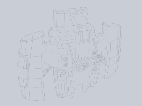 Scifi Jetpack 3D 模型