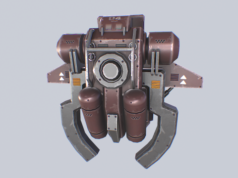 Scifi Jetpack Modelo 3D