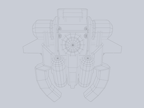 Scifi Jetpack 3D Model