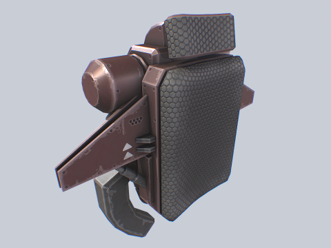 Scifi Jetpack 3D Model