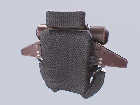 Scifi Jetpack 3D Model