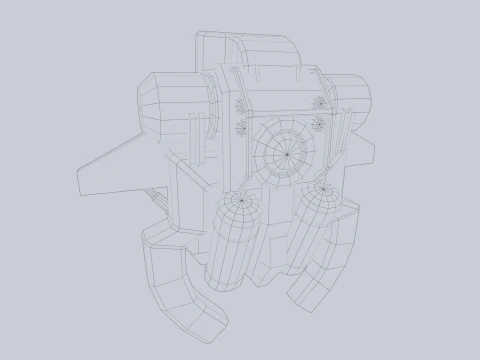 स्किफ़ि जेटपैक 3D मॉडल