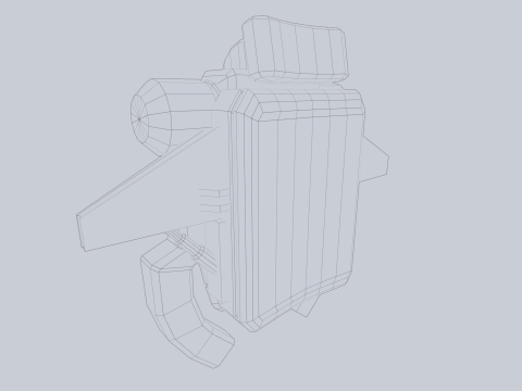 Scifi Jetpack 3D Model