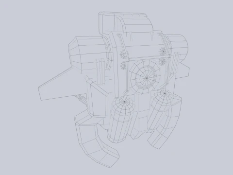 स्किफ़ि जेटपैक 3D मॉडल