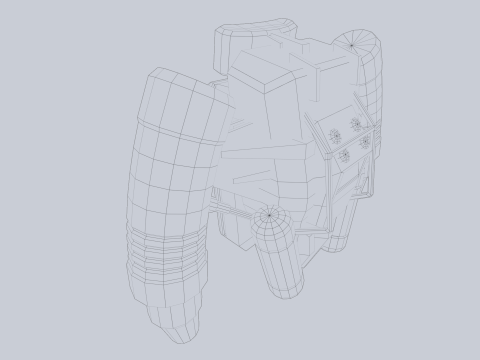 Scifi Jetpack 3D Model