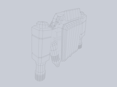 Scifi Jetpack 3D-Modell