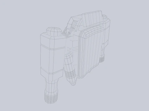 Scifi Jetpack Modello 3D
