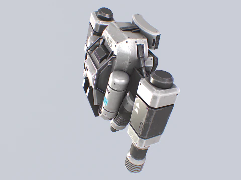 Scifi Jetpack Modello 3D