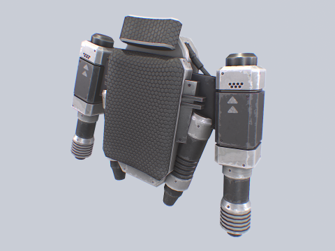 Scifi Jetpack 3D-Modell