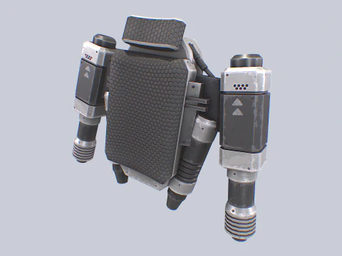 Scifi Jetpack Modello 3D