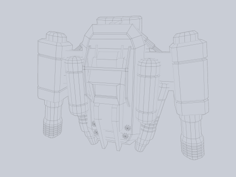 Scifi Jetpack 3D-Modell