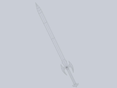 Ember sword 3D Model