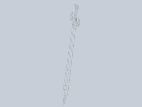 Ember sword 3D Model