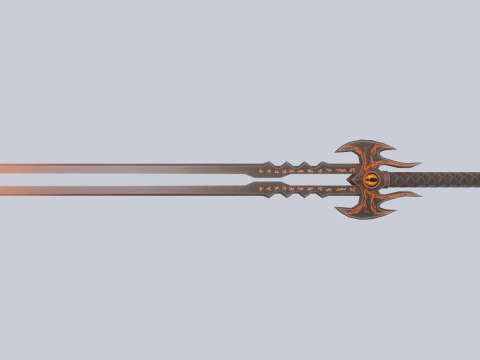 Espada de brasa Modelo 3D