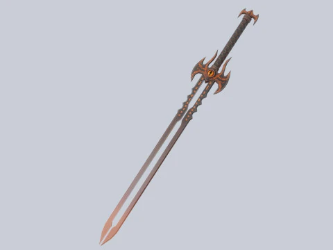 Espada de brasa Modelo 3D