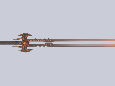 Espada de brasa Modelo 3D