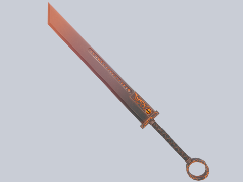 Ember sword 3D Model