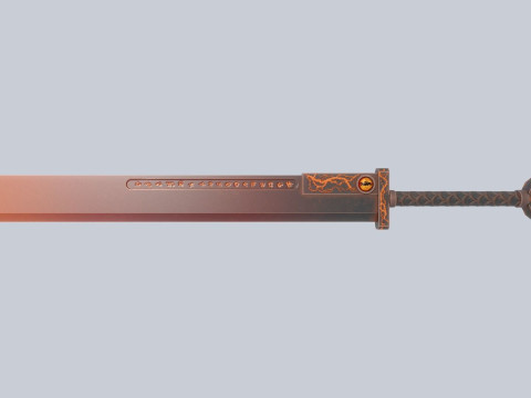 Ember sword Model 3D