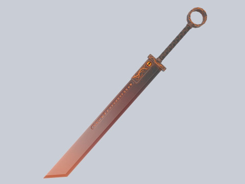 Ember sword Model 3D