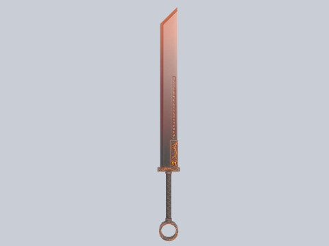 Ember sword Model 3D