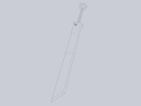 Ember sword Model 3D