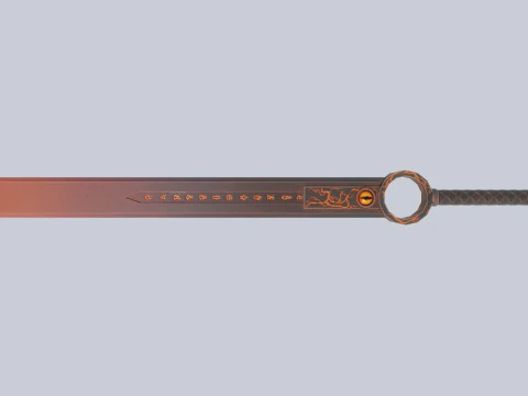 Ember sword 3D Model