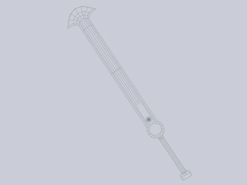 Ember sword 3D Model