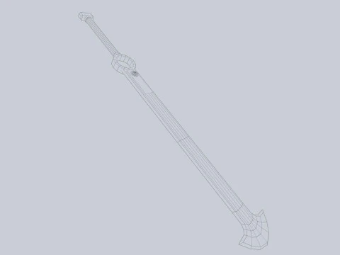 Ember sword 3D Model
