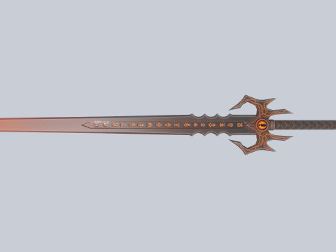 Ember sword 3D Model