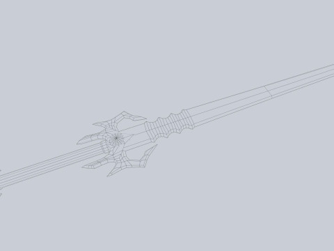 Ember sword 3D Model