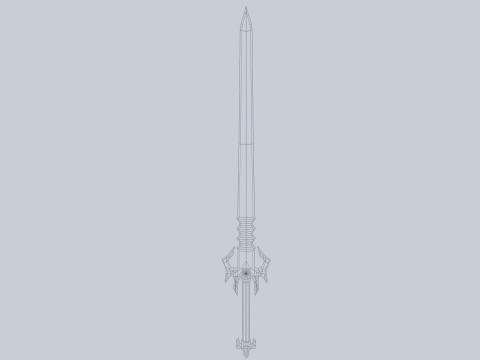 Ember sword 3D Model