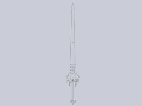 Ember sword 3D Model