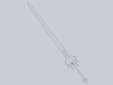 Ember sword 3D Model