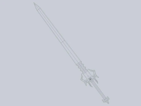 Ember sword 3D Model
