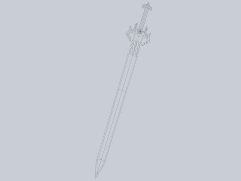 Ember sword 3D Model