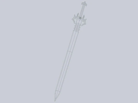 Ember sword 3D Model