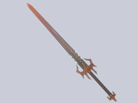 Ember sword collection 3D Model