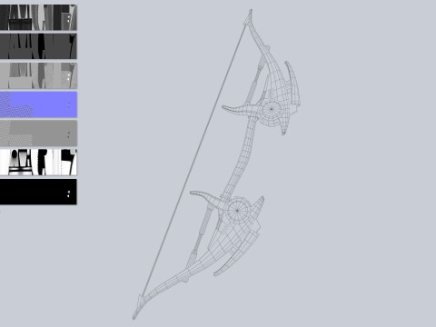 Scifi bow Modèle 3D
