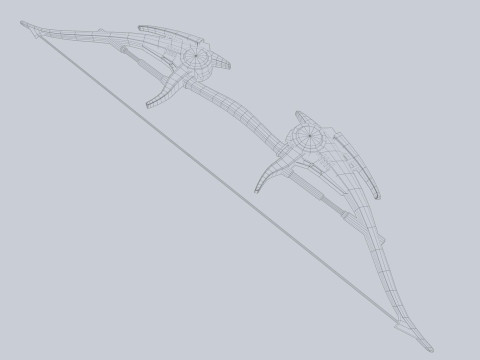 Scifi bow Modèle 3D