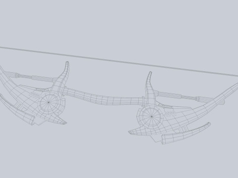 Scifi bow Modèle 3D