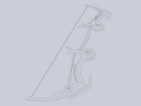 Arco de fic&ccedil;&atilde;o cient&iacute;fica Modelo 3D