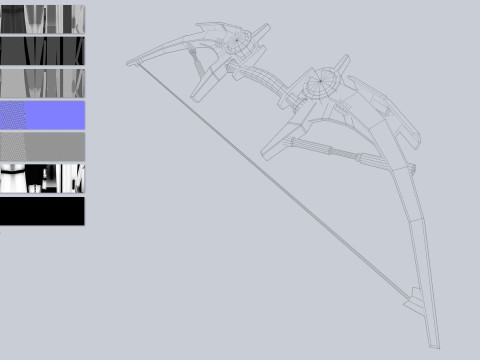 Scifi bow 3D Model
