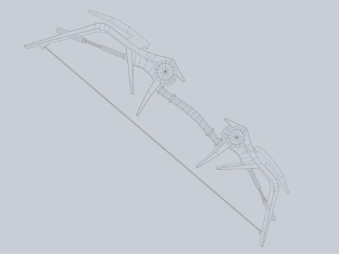 Scifi bow Model 3D