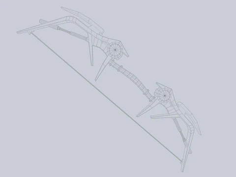 Arco fantascientifico Modello 3D