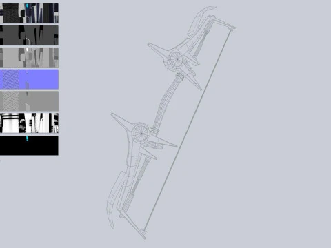 Scifi bow 3D Model