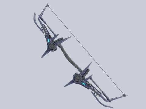 Scifi bow collection 3D Model