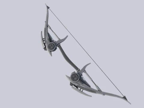 Scifi bow collection 3D Model