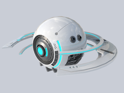Sphere ship Modelo 3D