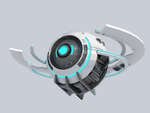 Sphere ship Modelo 3D